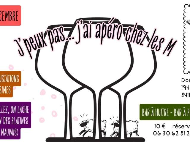 Ich kann nicht... Ich habe einen Aperitif bei den M