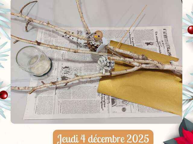 Atelier Récup "Déco d'une table de fête"