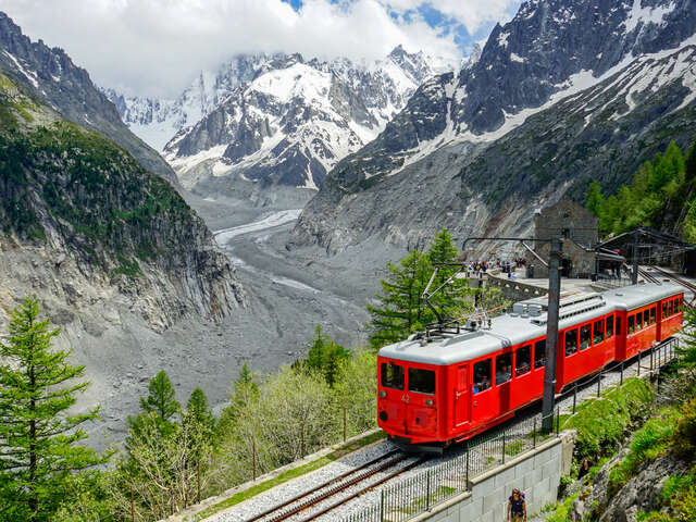 Mer de Glace et train du Montenvers