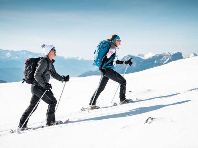 Escursioni con le racchette da neve : Le creste del Margériaz