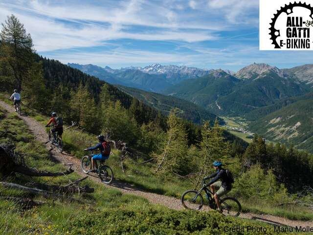 Enduro / All mountain vallée de l'Izoard sortie VTTAE pour initiés