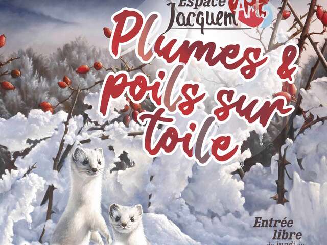 Henri Girin. Plumes et poils sur toile. Peinture animalière.