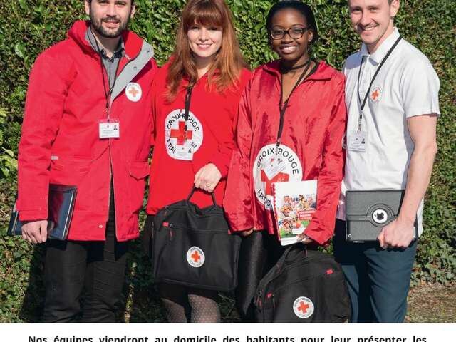 La Croce Rossa francese al vostro servizio