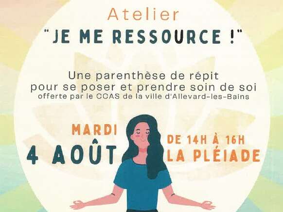 Atelier "Je me ressource"