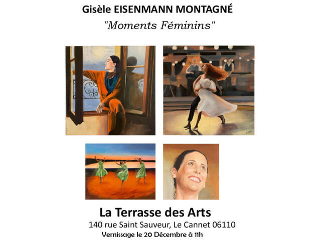 Exposition peinture" Moments Féminins" de Gisèle EISEMANN MONTAGNE