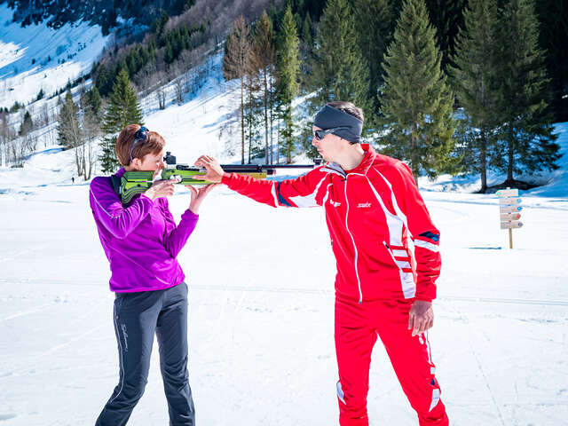 Biathlon tir à 50 m : cours privés