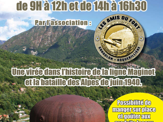 Journées Européennes du Patrimoine :Visite Fort de Gordolon