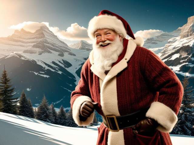 Treffen Sie den Weihnachtsmann