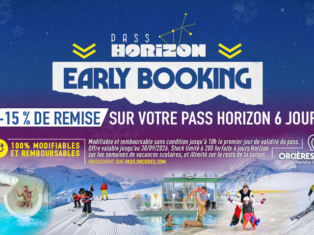 Pass Horizon : Early Booking