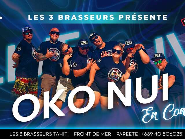 Oko nui en concert - 3 Brasseurs Tahiti