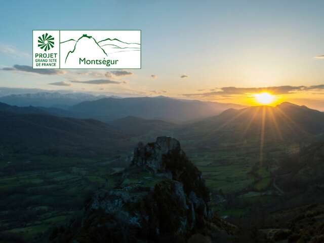 Sunset, Roquefixade au crépuscule