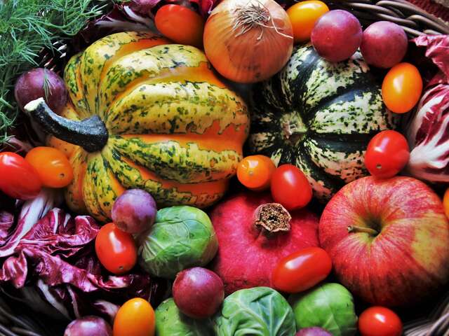Vente de produits bio en circuit court par l'AMAP Les Paniers du Dahu