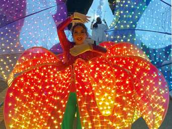 Lancement des illuminations et parade lumineuse