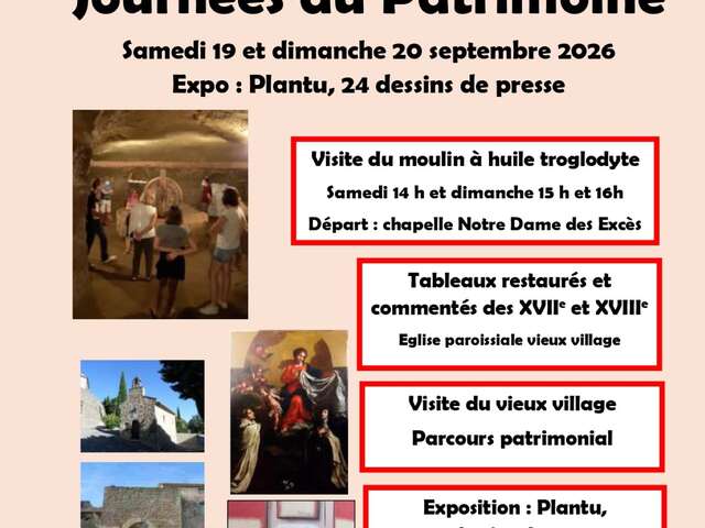 Les Journées Européennes du Patrimoine à Cairanne
