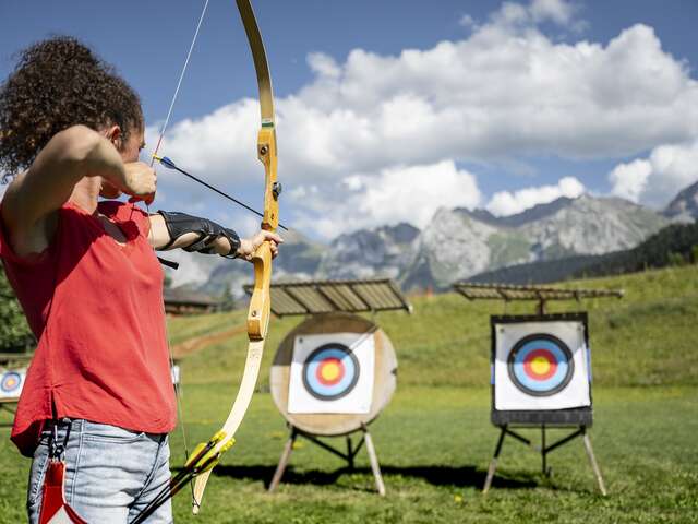 Tir à l'arc : série de flèches