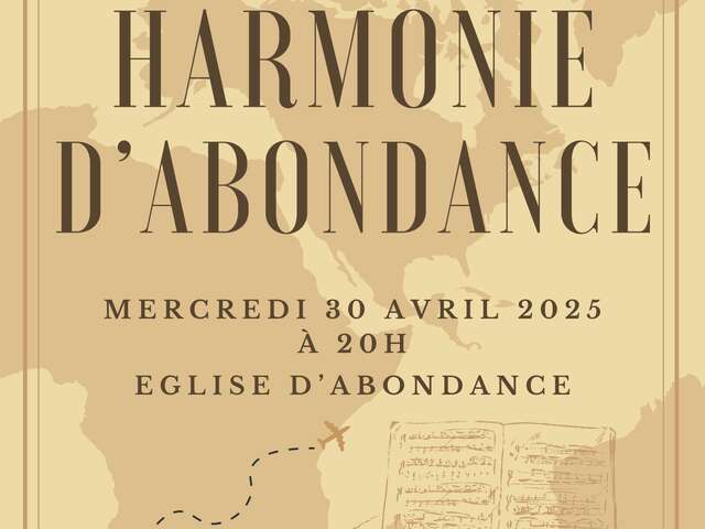 Spring concert by the Harmonie d'Abondance