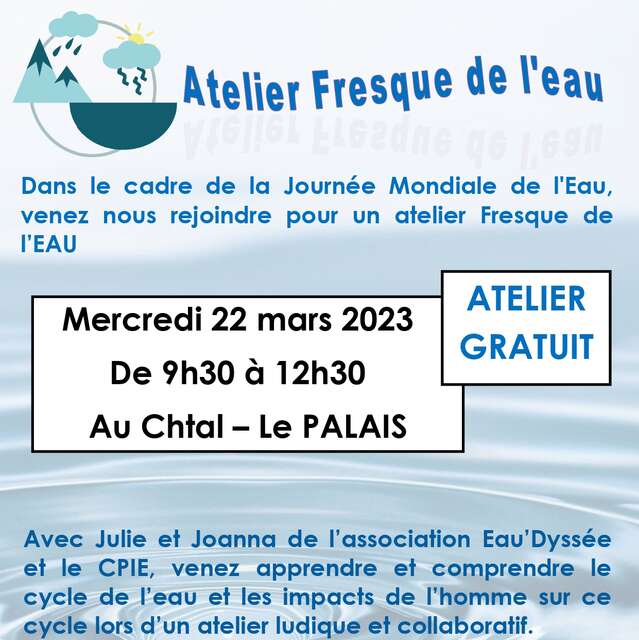 Atelier fresque de l'eau