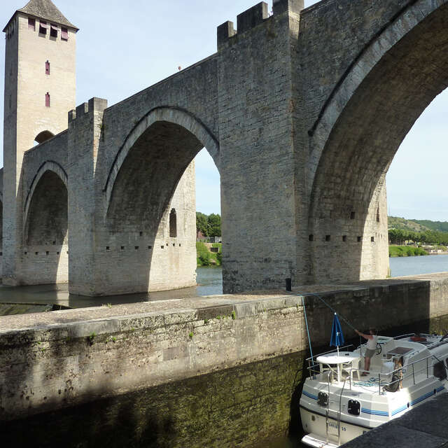 Cahors par les berges du Lot