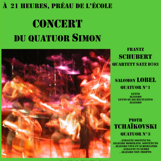Concert du quatuor Simon
