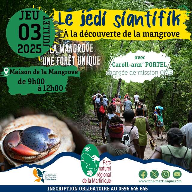 Lé Jédi siantifik - La Mangrove (PNRM)