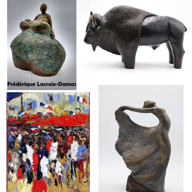 Exposition sculpture-peinture