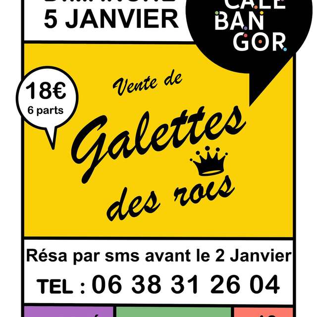 Vente de galettes des rois