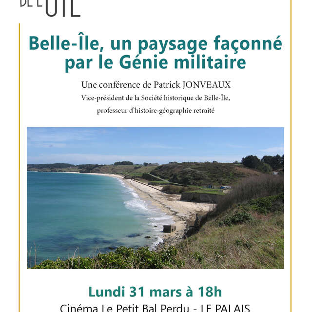Conférence : Belle-Île, un paysage façonné par le Génie militaire