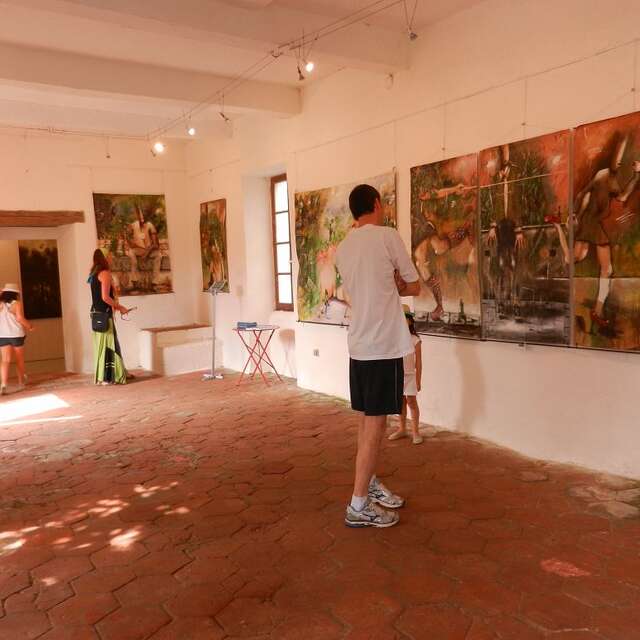 EXPOSITION À LA GALERIE DE L'ÂNE BLEU