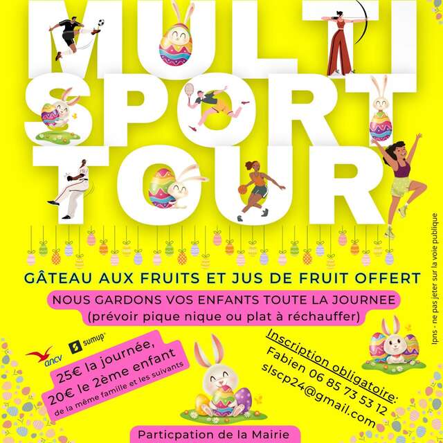 Multisport tour à Saint Julien de Lampon