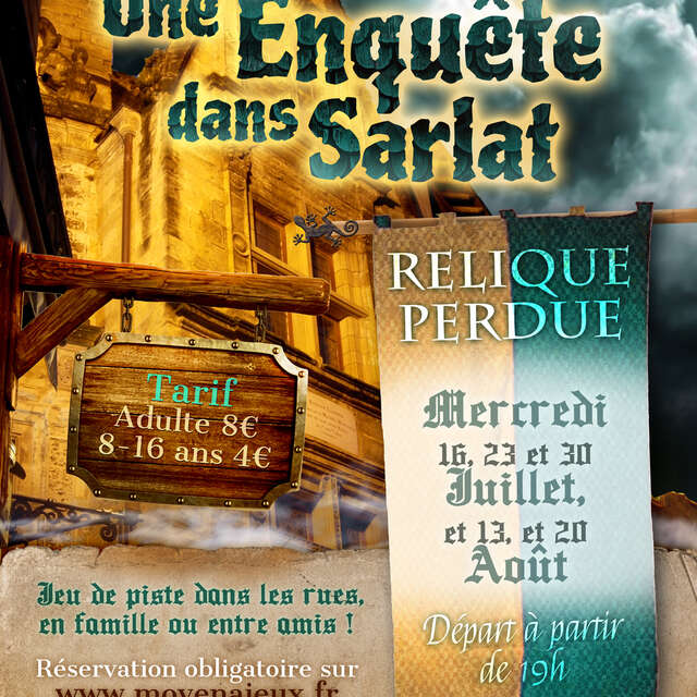 Une Enquête dans Sarlat : "Relique perdue"
