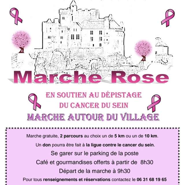 Marche dans le cadre d'Octobre Rose