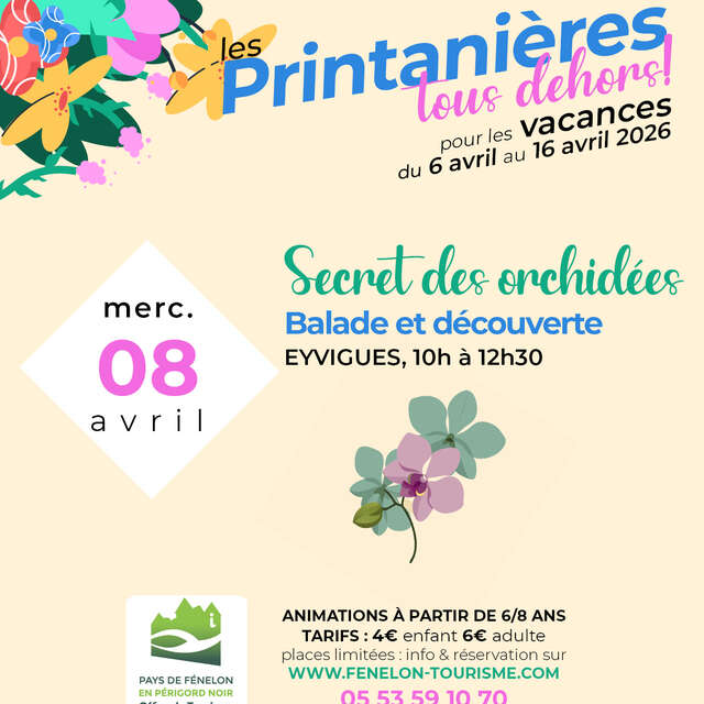 Les Printanières 2026 - Le secret des orchidées