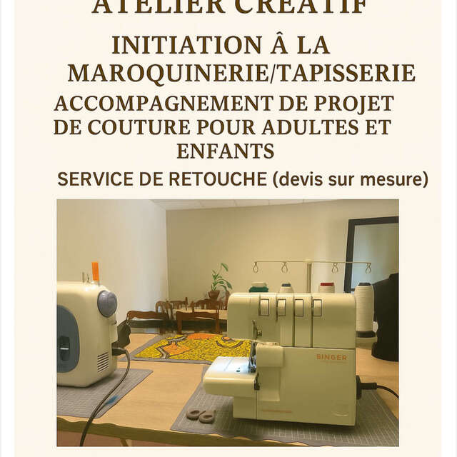 Atelier créatif : initiation à la maroquinerie/tapisserie