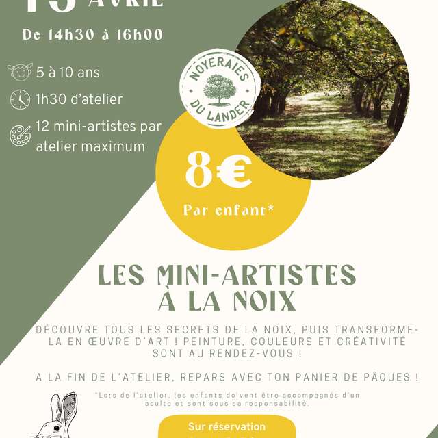 Atelier "Les Mini-Artistes à la Noix"