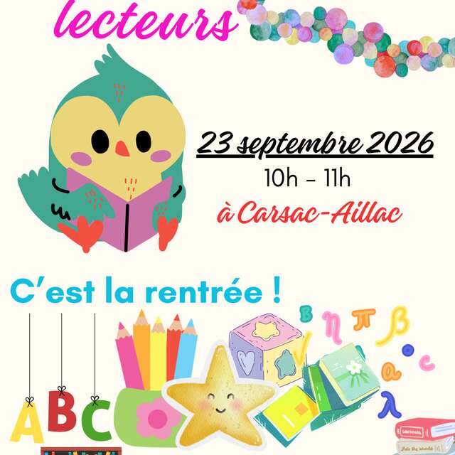 BB lecteurs - "C'est la rentrée !"