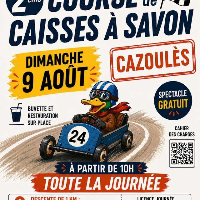 2ème course de caisses à savon - Cazoulès