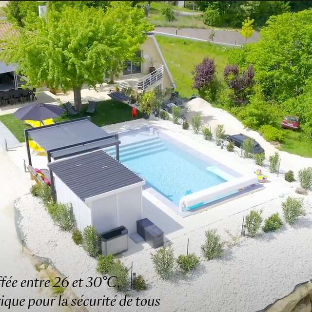 Villa d'Elsa avec piscine chauffée à Sarlat