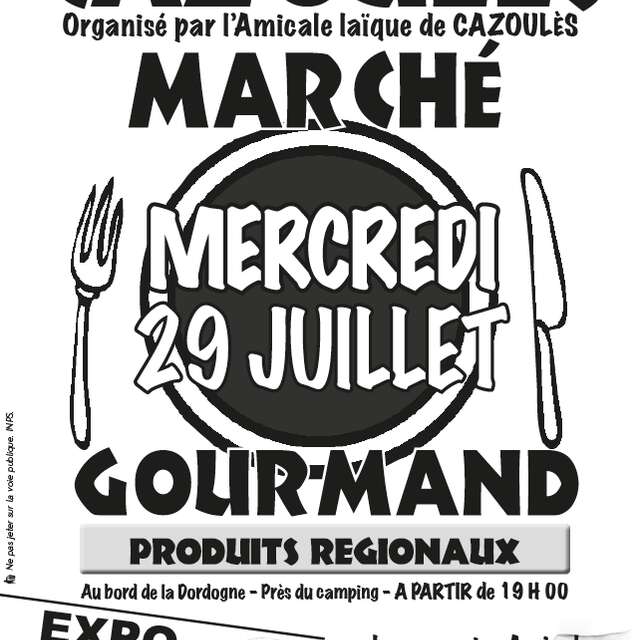 Marché gourmand des Pechs-de-l'espérance [Cazoulès]