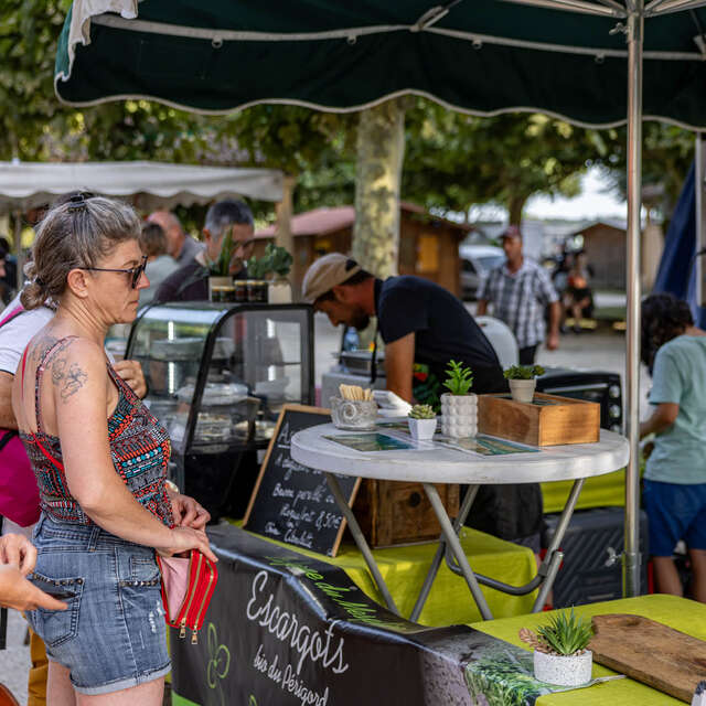 Marché nocturne gourmand de Tamniès