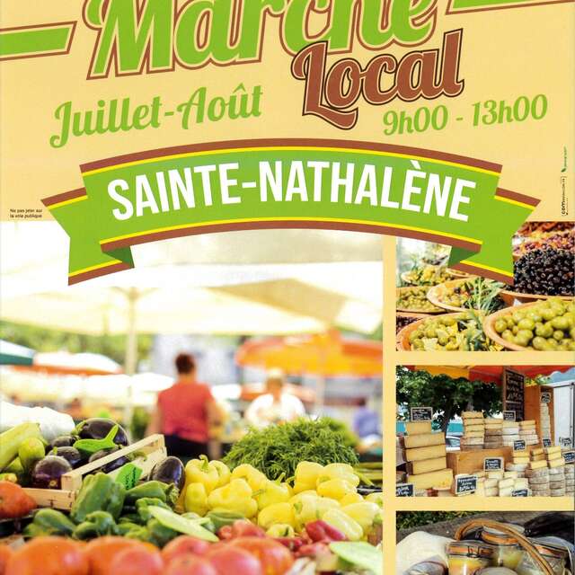Marché local de Sainte-Nathalène