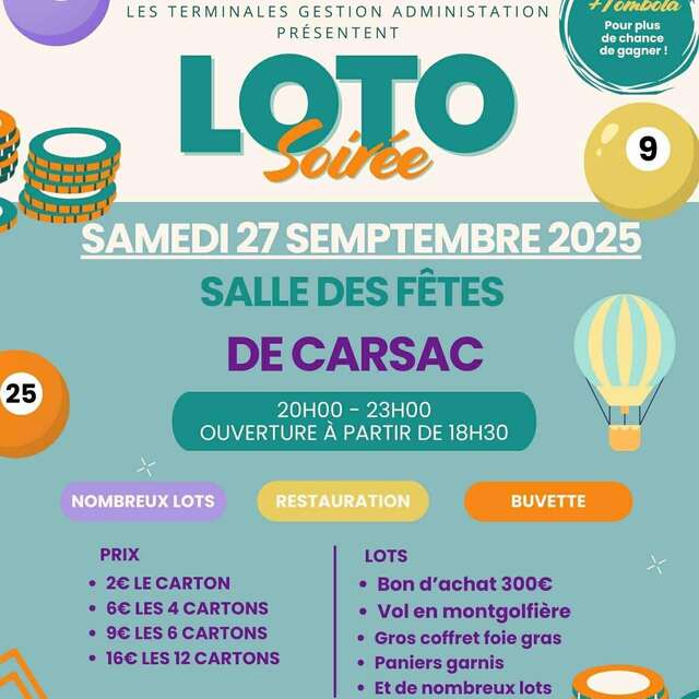 Loto à CARSAC-AILLAC