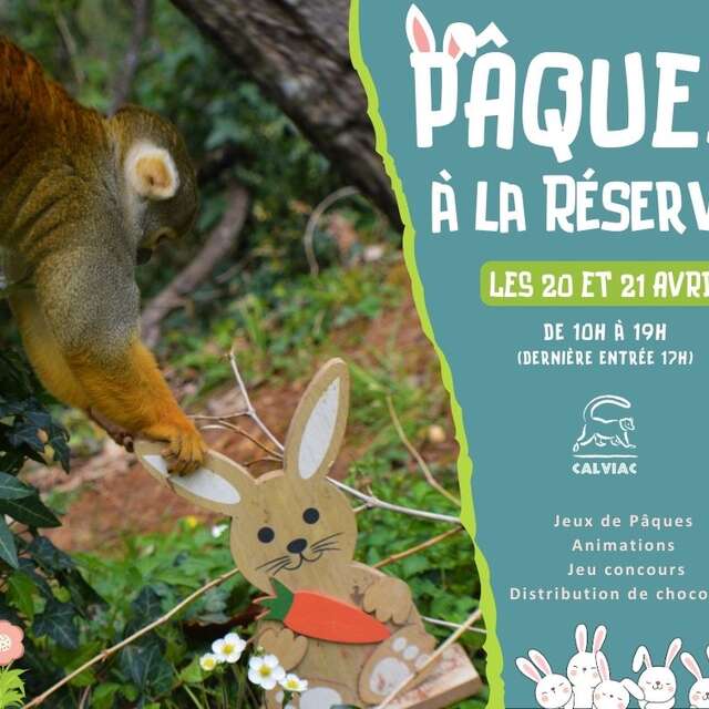 Pâques à la réserve zoologique de Calviac