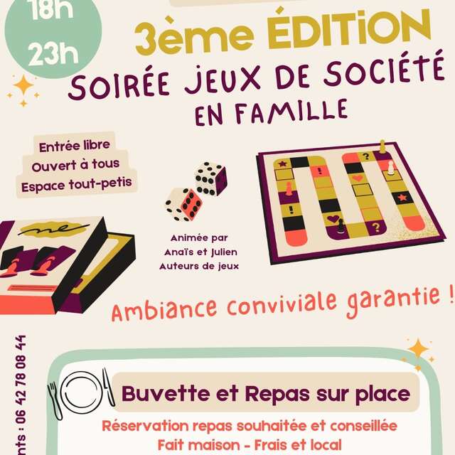 Soirée Jeux de société