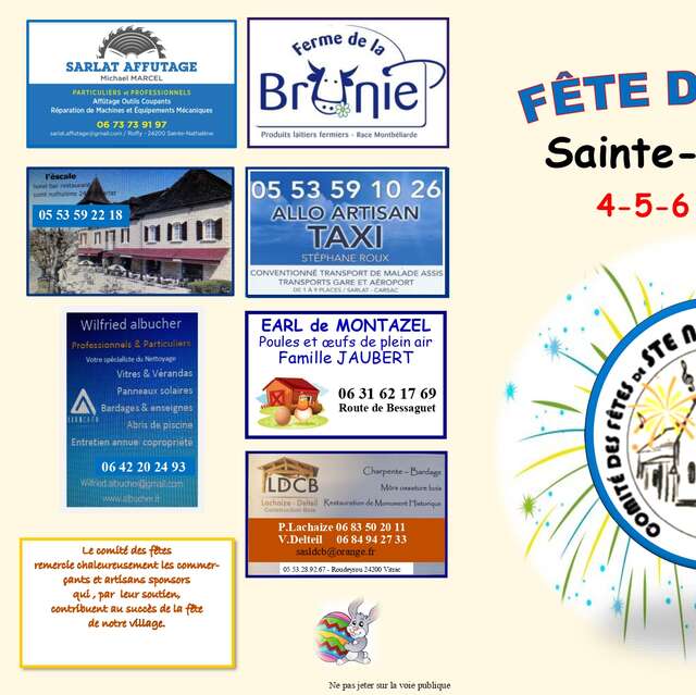 Fête de Pâques à Sainte-Nathalène