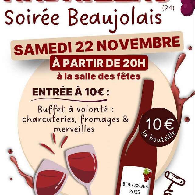 Soirée Beaujolais Nouveau à Nadaillac