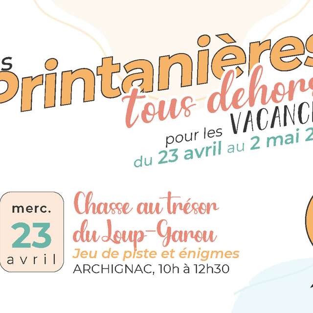 Les Printanières 2025 - Chasse au trésor du loup-garou
