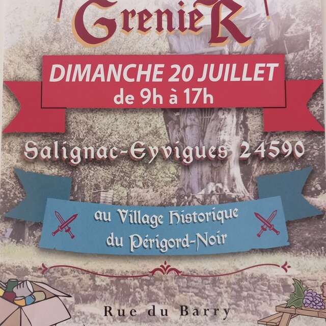 Vide-grenier à Salignac - Village Historique du Périgord Noir