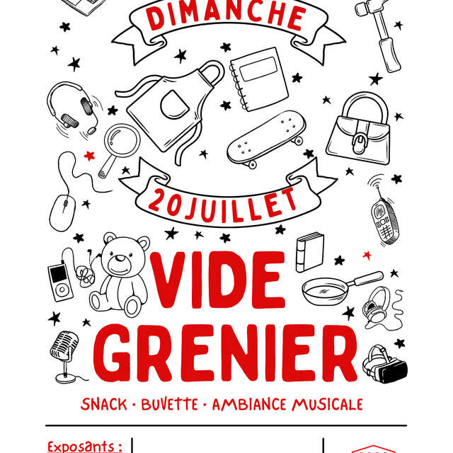 Vide grenier au stade de Saint Geniès