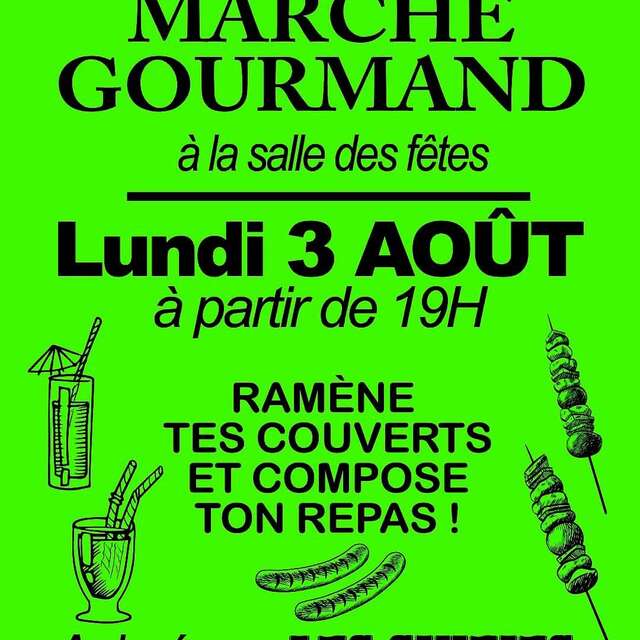 Marché gourmand de Saint-Crépin-et-Carlucet