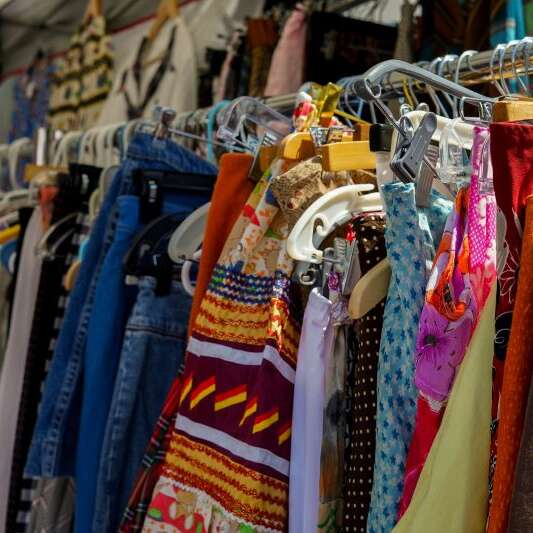 Grand vide boutique textile